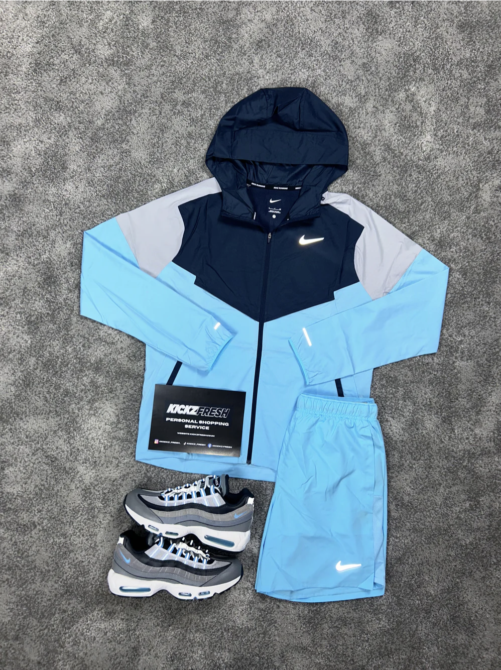 NIKE AQUARIUS SET NAVY WINDRUNNER VOOR HEREN