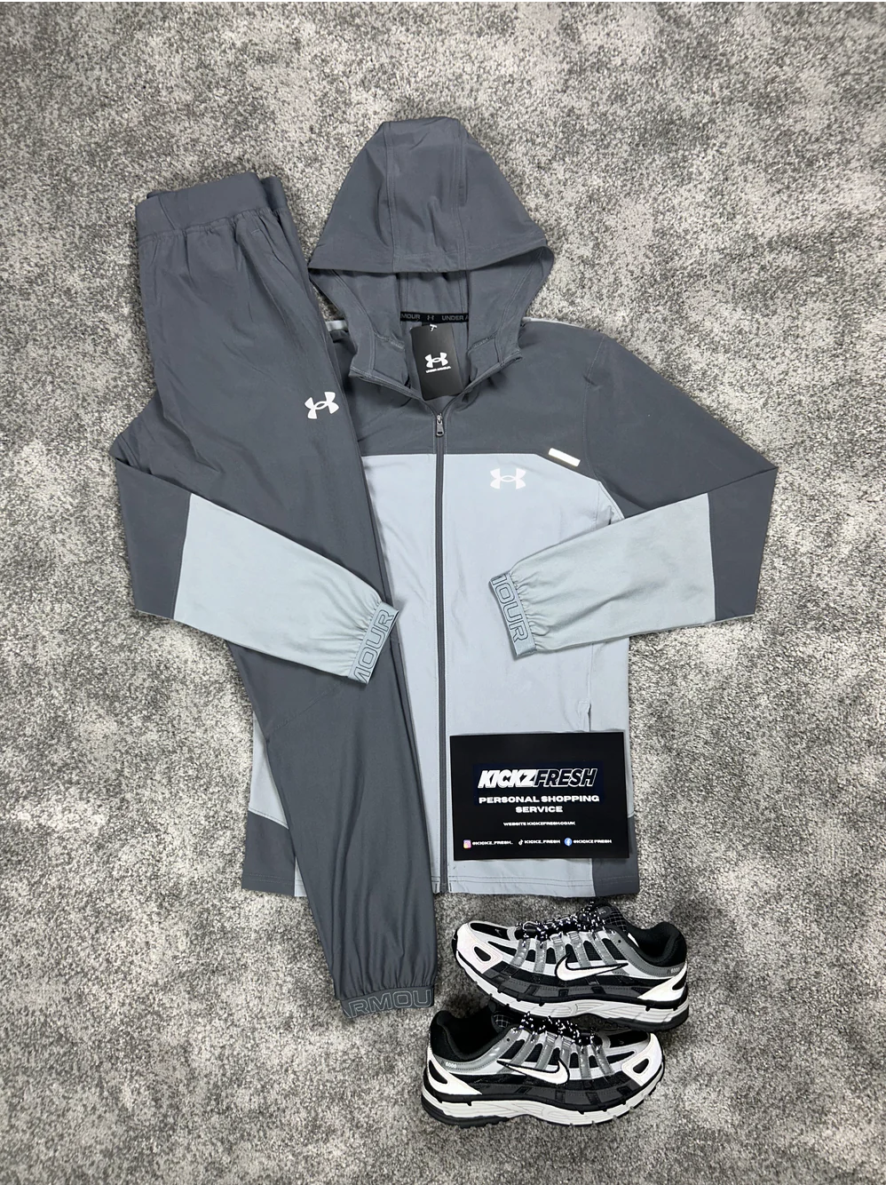 GRIJS GEWEVEN VANISH TRAININGSPAK UNDER ARMOUR