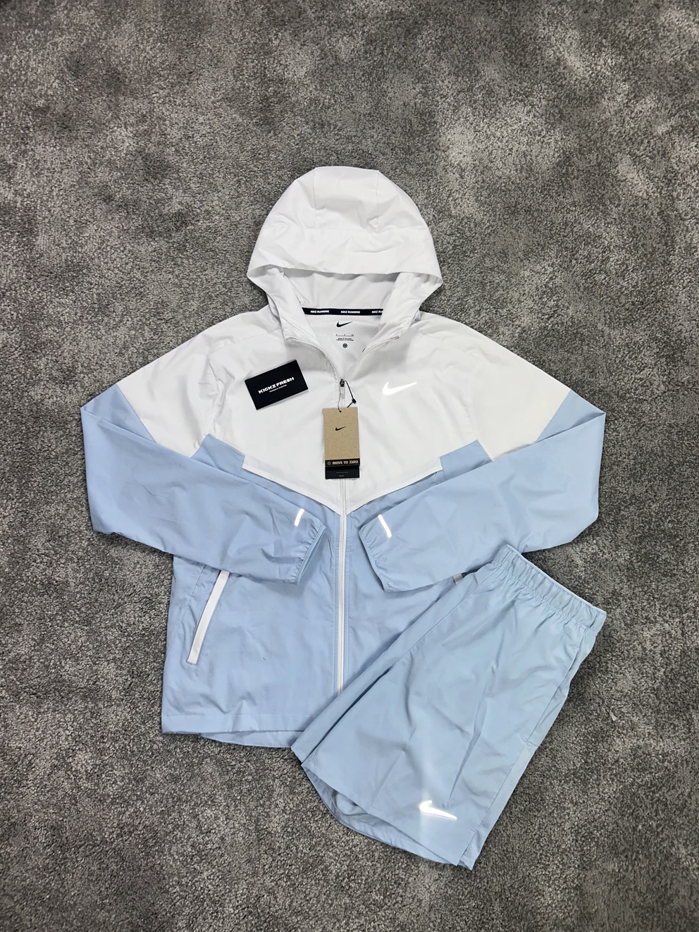 NIKE REPEL WINDRUNNER-SET IN IJSBLAUW VOOR HEREN