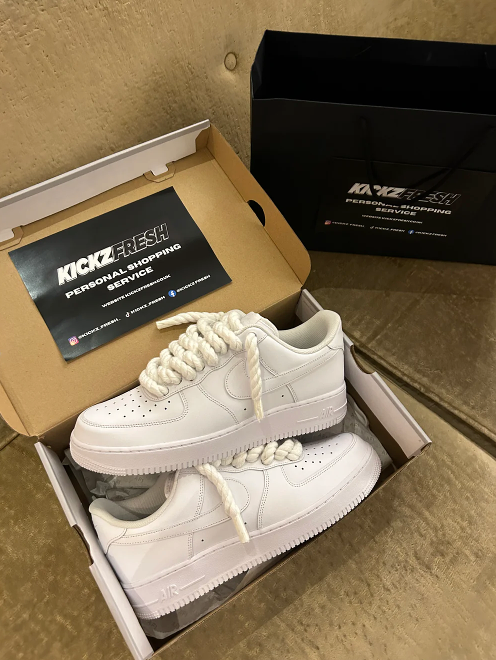 WIT GEVETERD KOORD AIR FORCE 1