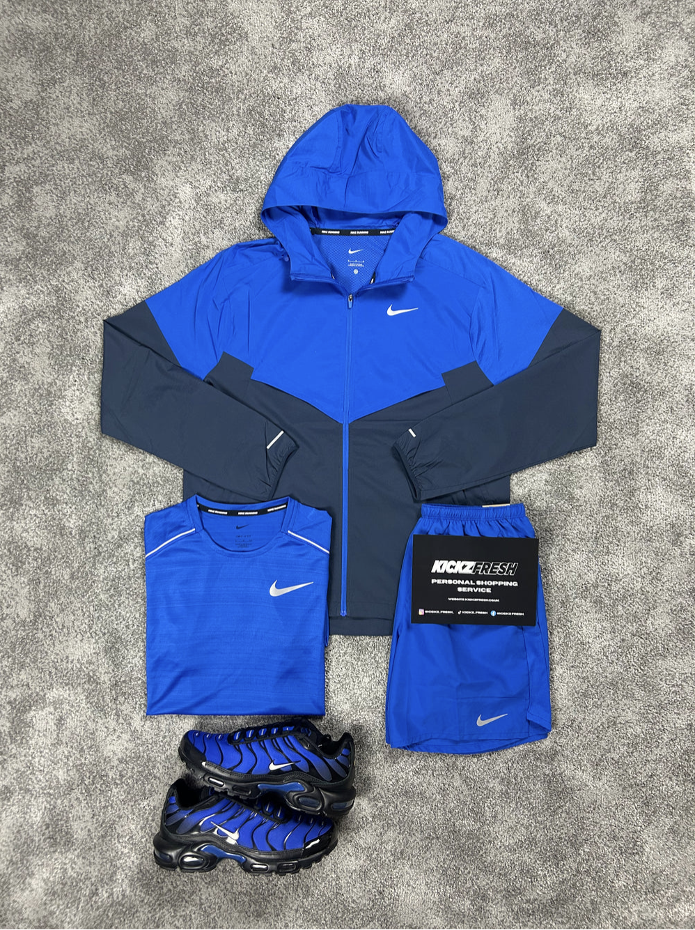 NIKE WINDRUNNER 3-DELGIGE SET IN KONINGSBLAUW VOOR HEREN