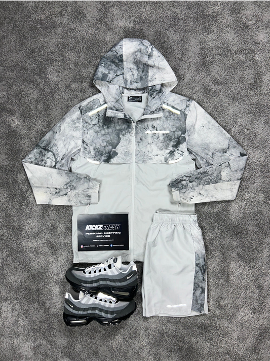 MONTERRAIN GLACIER WIT WINDRUNNER SET VOOR HEREN