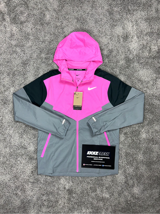 NIKE WINDRUNNER JAS HYPER ZWART ROZE