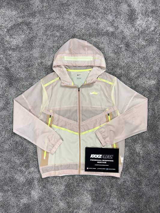 NIKE WILDRUN WINDRUNNER JAS BEIGE LIMOEN