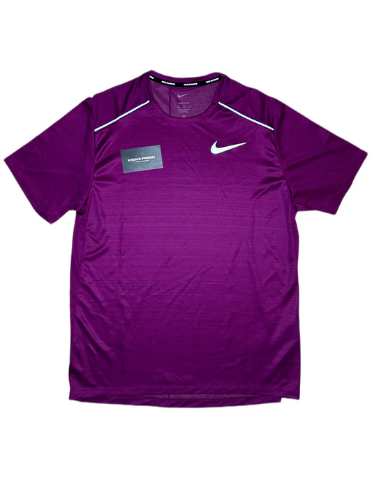 NIKE MILER T-SHIRT "SANGRIA"