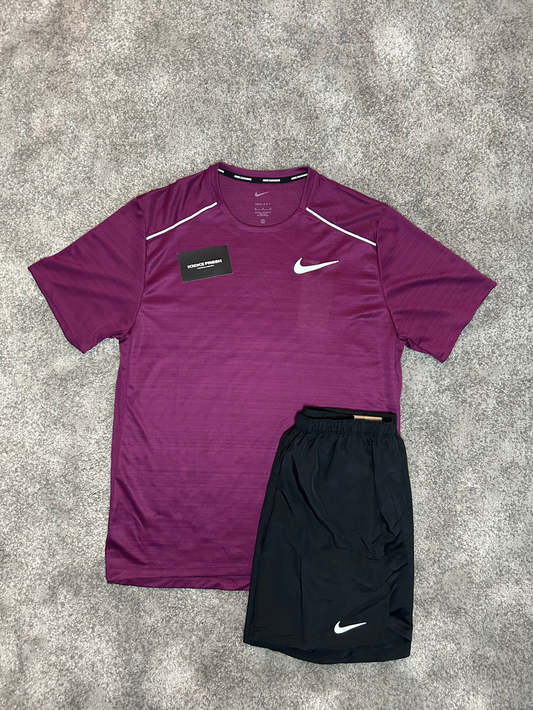NIKE MILER OG-SET IN SANGRIA VOOR HEREN