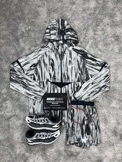 NIKE WINDRUNNER-SET MET ZEBRAPRINT VOOR HEREN