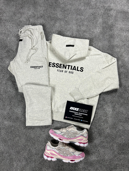 ESSENTIALS FEAR OF GOD OPEN-LEG TRAININGSPAK IN LICHTE OATMEAL