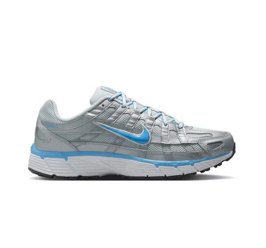NIKE P-6000 METALLIC PLATINUM UNIVERSITY BLUE