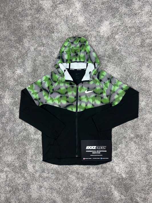 NIKE WINDRUNNER-JAS SOUNDWAVE IN STOOMGROEN
