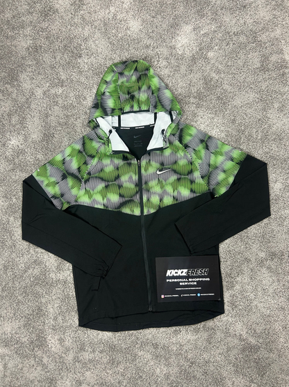 NIKE WINDRUNNER-JAS SOUNDWAVE IN STOOMGROEN