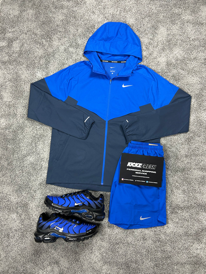 NIKE WINDRUNNER-SET IN KONINGSBLAUW VOOR HEREN